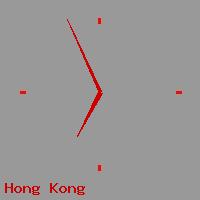 Best call rates from Australia to HONG KONG. This is a live localtime clock face showing the current time of 2:55 am Wednesday in Hong Kong.